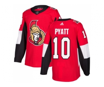 Men Adidas Ottawa Senators #10 Tom Pyatt Red Home Authentic Stitched NHL Jersey