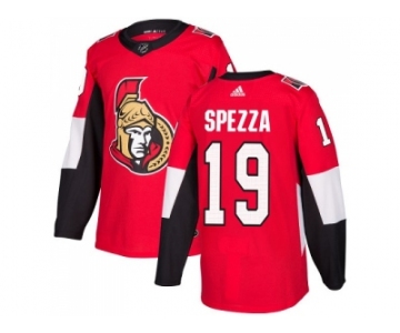 Men Adidas Ottawa Senators #19 Jason Spezza Red Home Authentic Stitched NHL Jersey