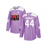 Men Adidas Ottawa Senators #44 Jean-Gabriel Pageau Purple Authentic Fights Cancer Stitched NHL Jersey