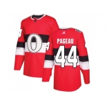 Men Adidas Ottawa Senators #44 Jean-Gabriel Pageau Red Authentic 2017 100 Classic Stitched NHL Jersey