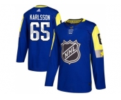 Men Adidas Ottawa Senators #65 Erik Karlsson Royal 2018 All-Star Atlantic Division Authentic Stitched NHL Jersey