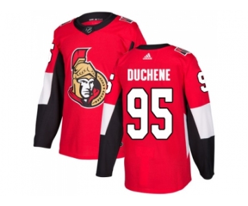 Men Adidas Ottawa Senators #95 Matt Duchene Red Home Authentic Stitched NHL Jersey