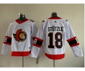 Men Ottawa Senators 18 Tim Stutzle White Stitched jersey