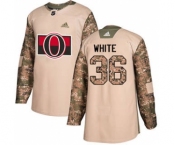 Men's Ottawa Senators #36 Colin White Camo 2017 Veterans Day Stitched Hockey Jersey