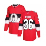 Men's Ottawa Senators #36 Colin White Red 2017 100 Classic Stitched Hockey Jersey