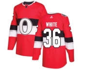 Men's Ottawa Senators #36 Colin White Red 2017 100 Classic Stitched Hockey Jersey