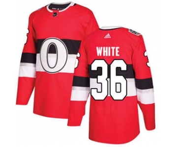 Men's Ottawa Senators #36 Colin White Red 2017 100 Classic Stitched Hockey Jersey