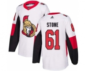 Men's Ottawa Senators #61 Mark Stone White Road Stitched Hockey Jersey