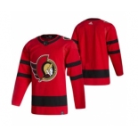 Men's Ottawa Senators Blank Red 2020-21 Reverse Retro Alternate Hockey Jersey