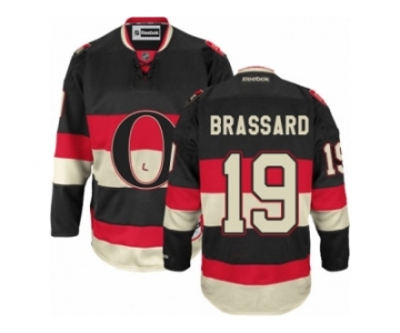 Men's Reebok Ottawa Senators #19 Derick Brassard Authentic Black New Third NHL Jersey