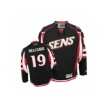 Men's Reebok Ottawa Senators #19 Derick Brassard Authentic Black Third NHL Jersey