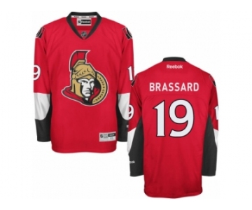 Men's Reebok Ottawa Senators #19 Derick Brassard Authentic Red Home NHL Jersey