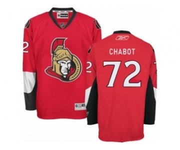 Men's Reebok Ottawa Senators #72 Thomas Chabot Authentic Red Home NHL Jersey