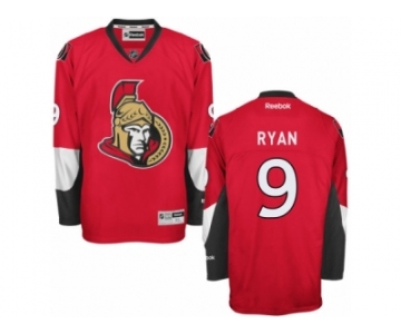 Men's Reebok Ottawa Senators #9 Bobby Ryan Authentic Red Home NHL Jersey