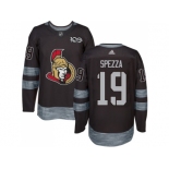 Ottawa Senators #19 Jason Spezza Black 1917-2017 100th Anniversary Stitched NHL Jersey