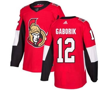 Senators #12 Marian Gaborik Red Home Stitched Hockey Jersey