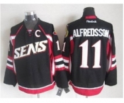 nhl jerseys ottawa senators #11 alfredsson black[patch C]