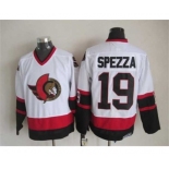 nhl jerseys ottawa senators #19 spezza white[m&n]