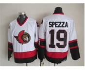 nhl jerseys ottawa senators #19 spezza white[m&n]