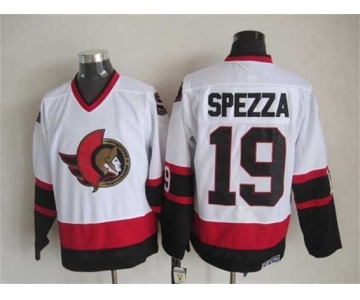 nhl jerseys ottawa senators #19 spezza white[m&n]