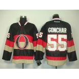 nhl jerseys ottawa senators #55 gonchar black