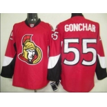 nhl jerseys ottawa senators #55 gonchar red