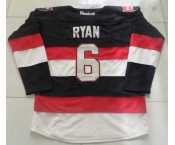 nhl jerseys ottawa senators #6 ryan black-red-white[winter classic]