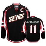 nhl ottawa senators #11 alfredsson black