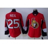 nhl ottawa senators #25 neil red