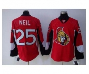 nhl ottawa senators #25 neil red