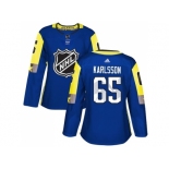 Women Adidas Ottawa Senators #65 Erik Karlsson Royal 2018 All-Star Atlantic Division Authentic Stitched NHL Jersey