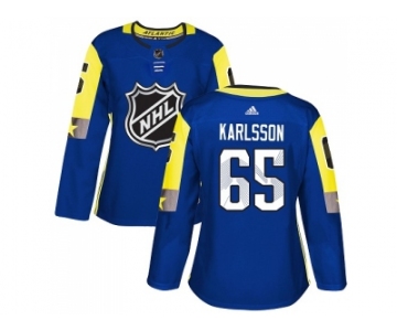 Women Adidas Ottawa Senators #65 Erik Karlsson Royal 2018 All-Star Atlantic Division Authentic Stitched NHL Jersey