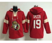 nhl jerseys ottawa senators #19 spezza red[pullover hooded sweatshirt]