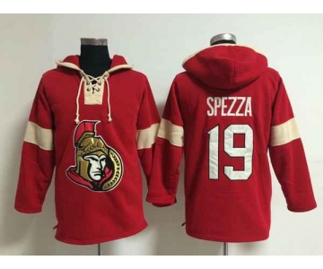 nhl jerseys ottawa senators #19 spezza red[pullover hooded sweatshirt]