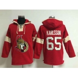 nhl jerseys ottawa senators #65 karlsson red[pullover hooded sweatshirt]