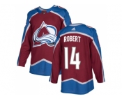 Adidas Colorado Avalanche #14 Rene Robert Burgundy Home Authentic Stitched NHL Jersey