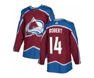 Adidas Colorado Avalanche #14 Rene Robert Burgundy Home Authentic Stitched NHL Jersey