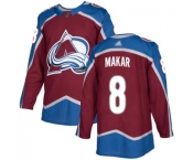 Adidas Colorado Avalanche #8 Cale Makar Burgundy Home Authentic Stitched NHL Jersey