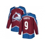 Adidas Colorado Avalanche #9 Paul Kariya Burgundy Home Authentic Stitched NHL Jersey