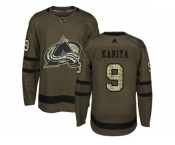 Adidas Colorado Avalanche #9 Paul Kariya Green Salute to Service Stitched NHL Jersey