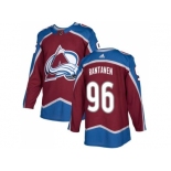 Adidas Colorado Avalanche #96 Mikko Rantanen Burgundy Home Authentic Stitched NHL Jersey