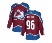 Adidas Colorado Avalanche #96 Mikko Rantanen Burgundy Home Authentic Stitched NHL Jersey