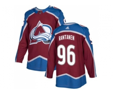 Adidas Colorado Avalanche #96 Mikko Rantanen Burgundy Home Authentic Stitched NHL Jersey