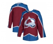 Men Adidas Colorado Avalanche Blank Burgundy Home Authentic Stitched NHL Jersey