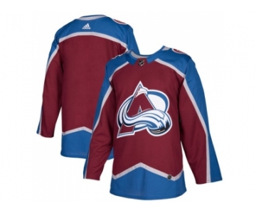 Men Adidas Colorado Avalanche Blank Burgundy Home Authentic Stitched NHL Jersey