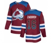 Men's Avalanche #16 Nikita Zadorov Burgundy Home Drift Fashion Stitched Hockey Jersey