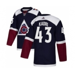 Men's Avalanche #43 Nazem Kadri Navy Alternate Stitched Hockey Jersey