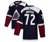 Men's Avalanche #72 Joonas Donskoi Navy Alternate Authentic Stitched Hockey Jersey