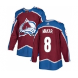 Men's Avalanche #8 Cale Makar Burgundy Home Authentic Stitched Hockey Jersey