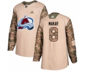 Men's Avalanche #8 Cale Makar Camo Authentic 2017 Veterans Day Stitched Hockey Jersey